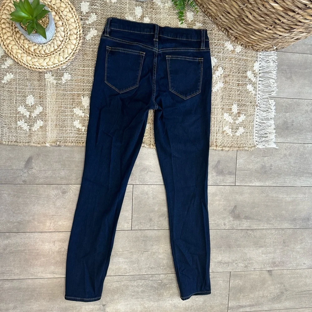 J. Crew Women’s Toothpick Skinny Ankle Jeans Size 26 Dark Blue Jeans Like New